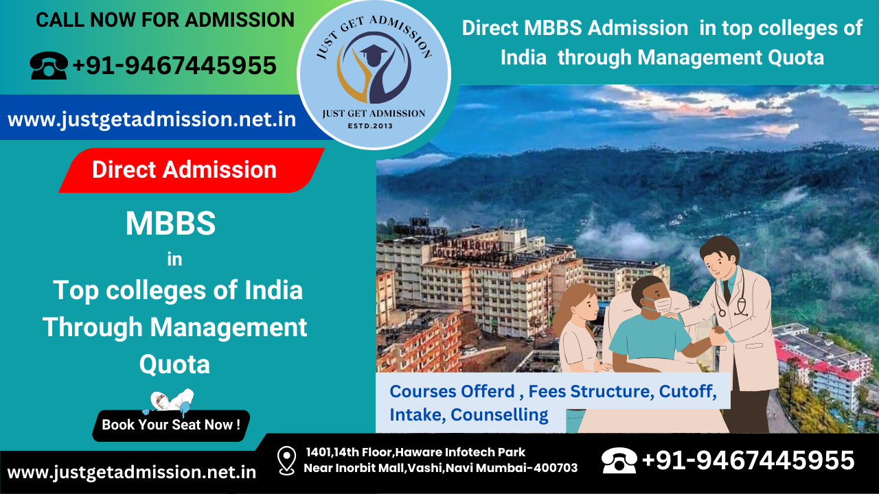 Direct MBBS Admission in top 50 colleges of India through Management Quota